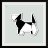 "Origami Dogs Black And White Terrier ", Benitta