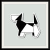 "Origami Dogs Black And White Terrier ", Benitta