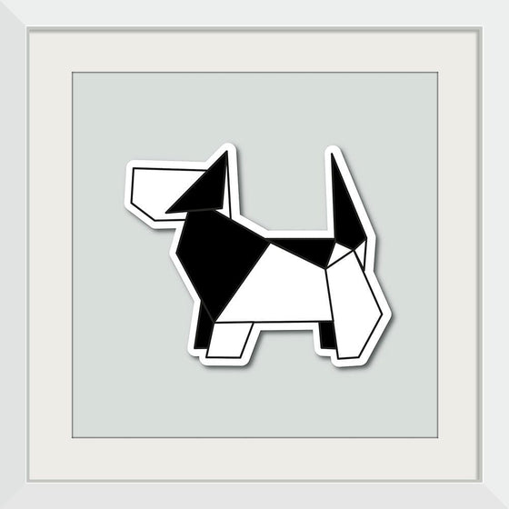 "Origami Dogs Black And White Terrier ", Benitta