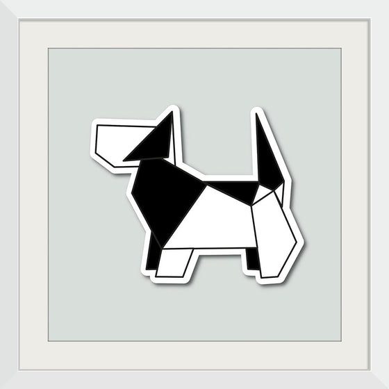 "Origami Dogs Black And White Terrier ", Benitta