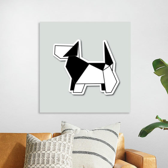 "Origami Dogs Black And White Terrier ", Benitta