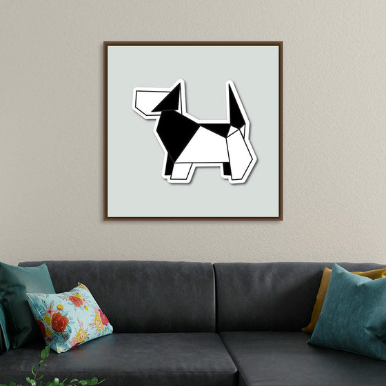 "Origami Dogs Black And White Terrier ", Benitta