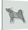 "Origami Dogs Norwegian Elkhound", Benitta