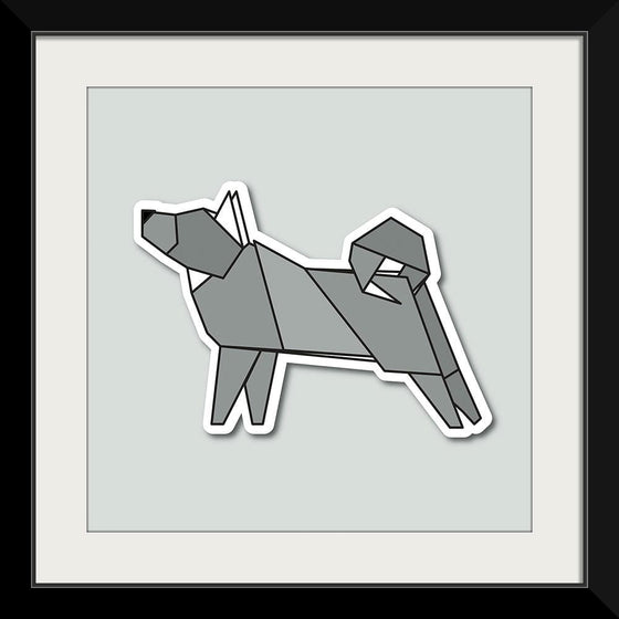 "Origami Dogs Norwegian Elkhound", Benitta