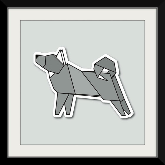 "Origami Dogs Norwegian Elkhound", Benitta