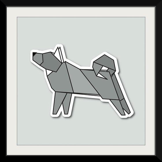 "Origami Dogs Norwegian Elkhound", Benitta