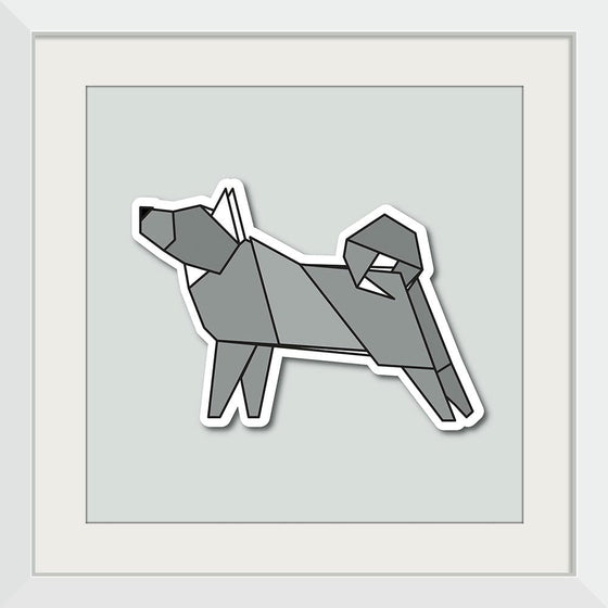 "Origami Dogs Norwegian Elkhound", Benitta