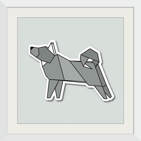 "Origami Dogs Norwegian Elkhound", Benitta