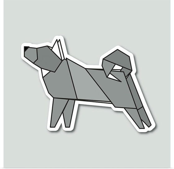 "Origami Dogs Norwegian Elkhound", Benitta