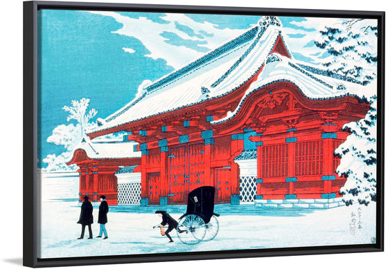 "The Red Gate of Hongo in Snow", Hiroaki Takahashi