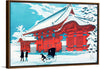 "The Red Gate of Hongo in Snow", Hiroaki Takahashi