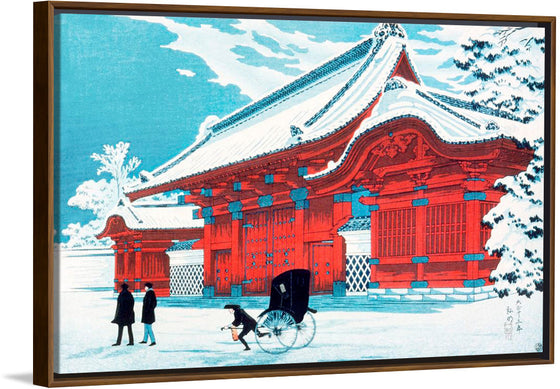 "The Red Gate of Hongo in Snow", Hiroaki Takahashi