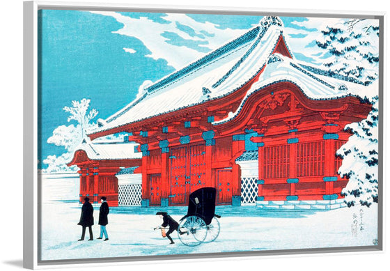 "The Red Gate of Hongo in Snow", Hiroaki Takahashi