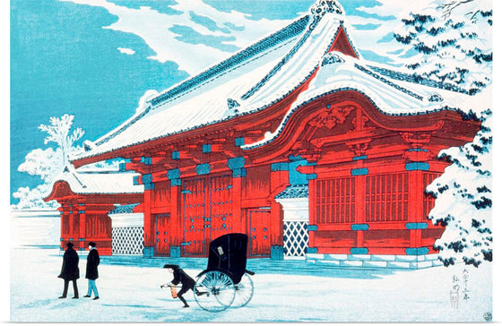 "The Red Gate of Hongo in Snow", Hiroaki Takahashi